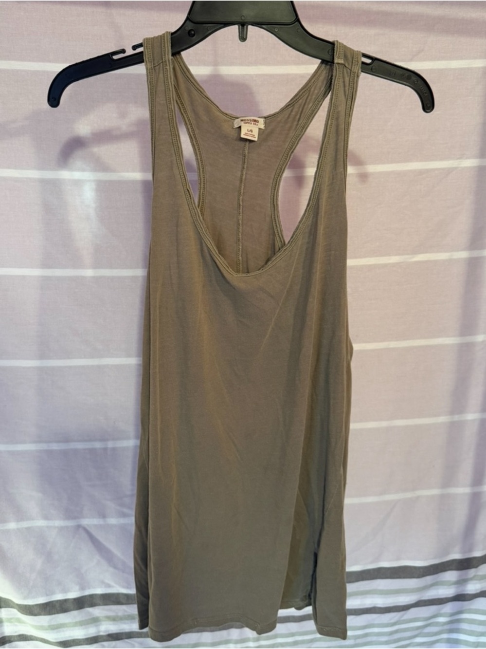 Mossimo Supply Co. Olive Green Racerback Tank
